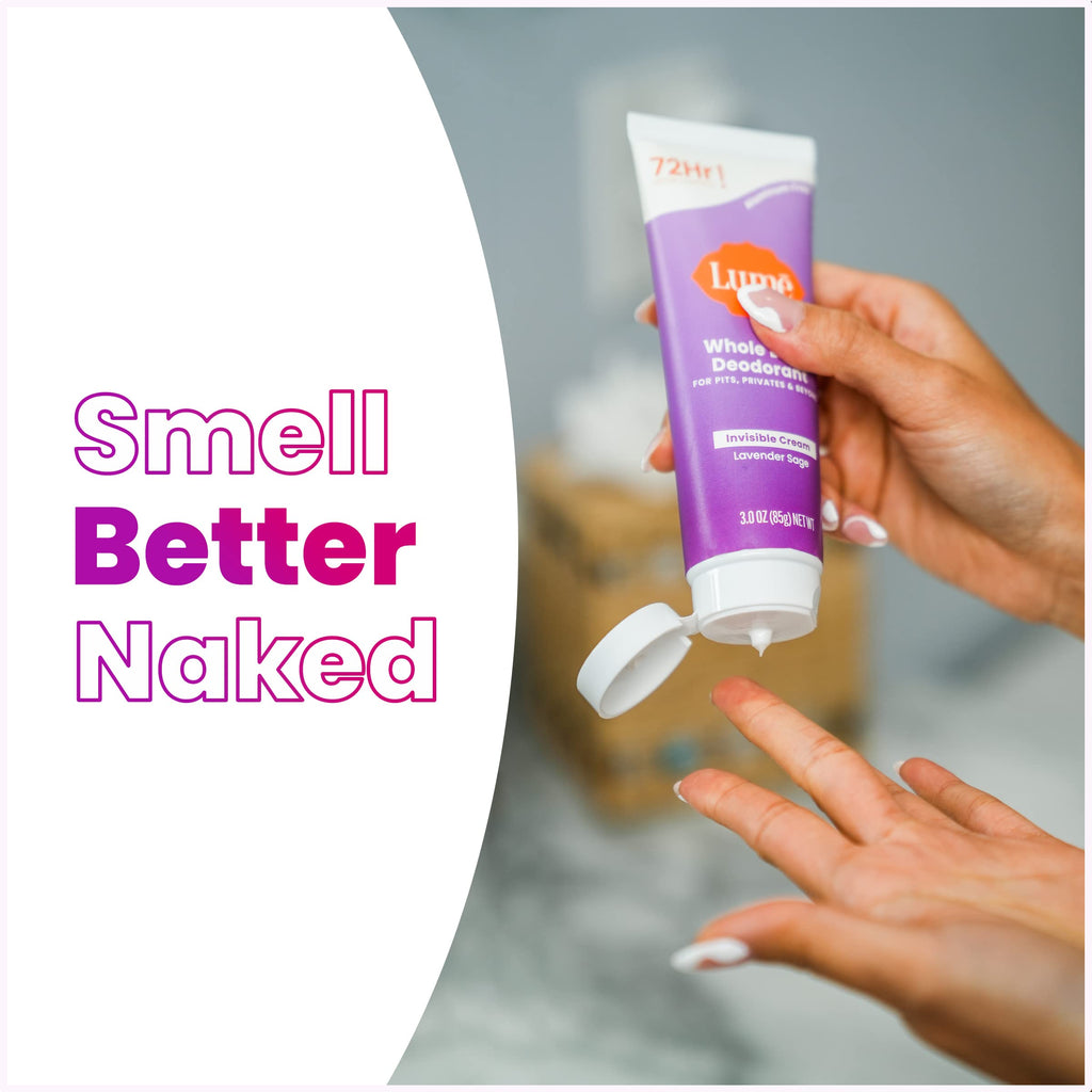 Lume Whole Body Deodorant - Lavender Sage | Aluminum-Free, 72-Hour Odor Control