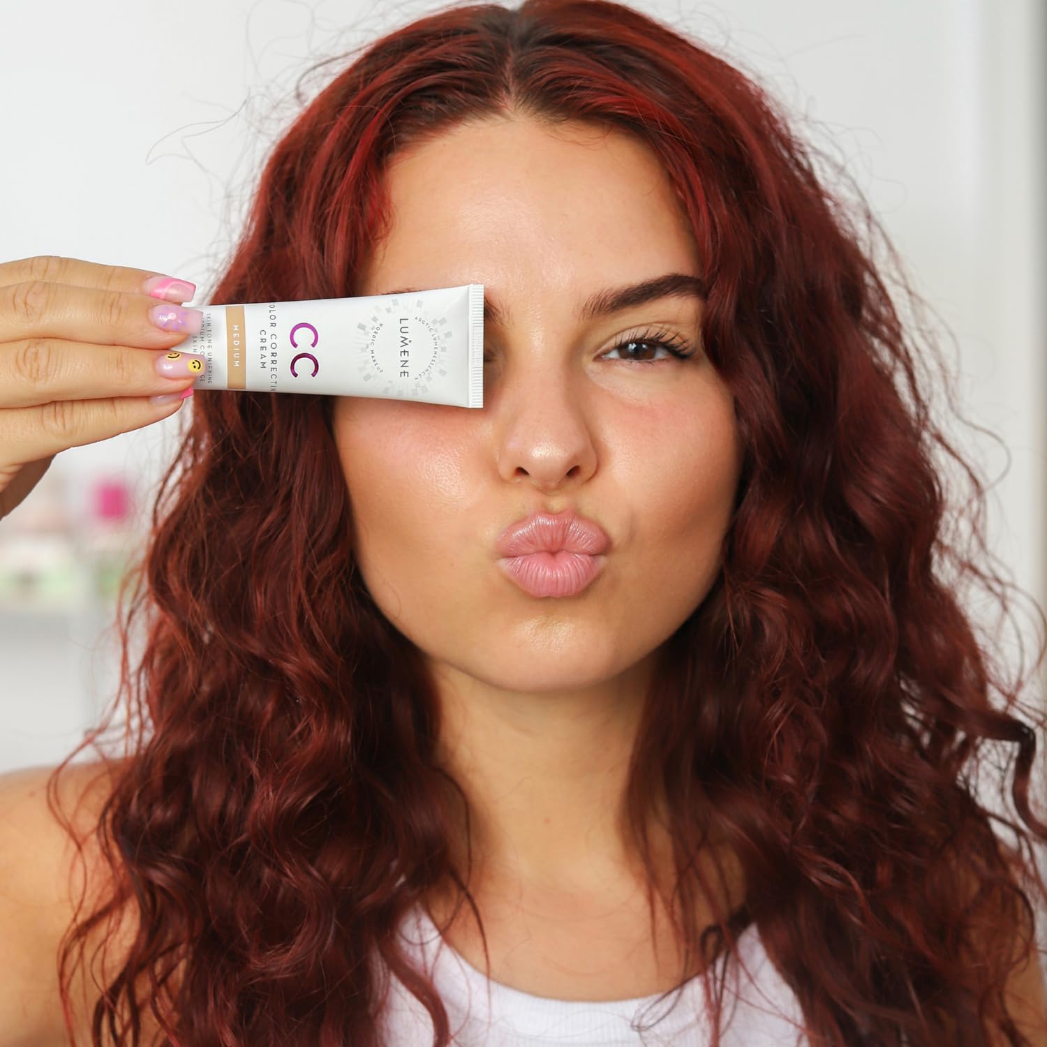 Lumene Color Correcting CC Cream – Lightweight Foundation with Redness Reduction | Deep Rich
