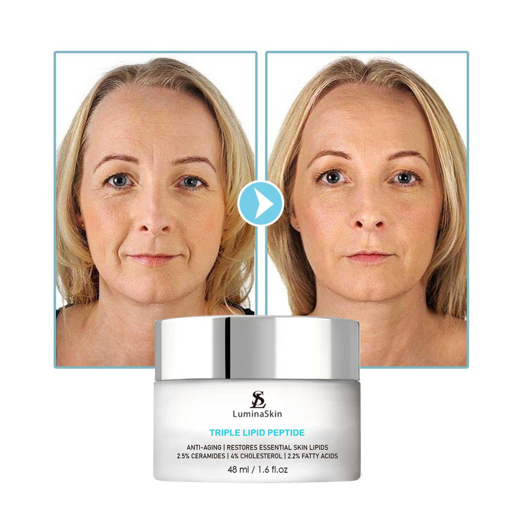 LuminaSkin Triple Lipid Peptide – Restore Mature Skin | Advanced Anti-Aging Cream