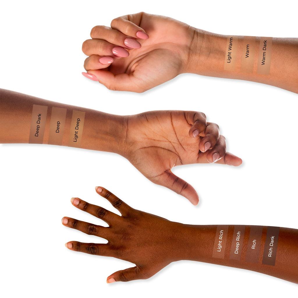 LUMINESS Silk Airbrush Spray Foundation Deep Dark – Hydrating Full Coverage