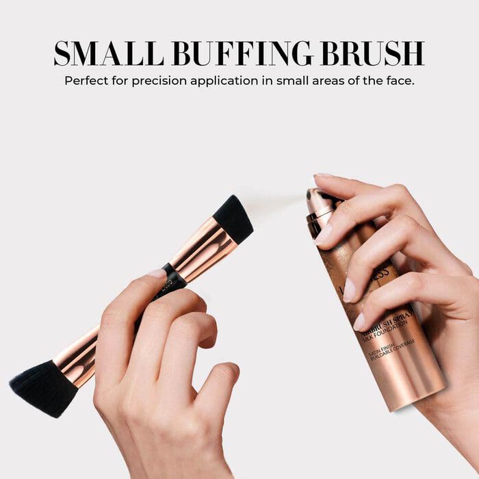 LUMINESS Airbrush Silk Foundation Starter Kit – Light Tan | Buildable Coverage & Hydration