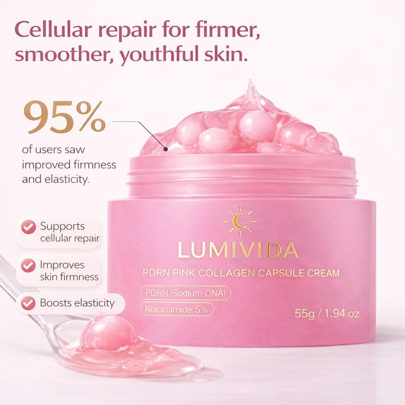 LumiVida Salmon DNA Face Cream with PDRN – Hydrating Moisturizer
