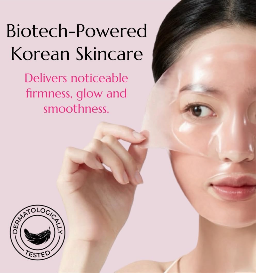 LumiVida Salmon DNA PDRN Jelly Gel Mask – Overnight Firming & Hydration (4 Pack) | K-Beauty with Niacinamide & Peptides