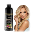 Lunory Light Blonde Hair Dye Shampoo for Gray Coverage – 3 in 1 Color, Argan Oil & Ginseng, 500ml