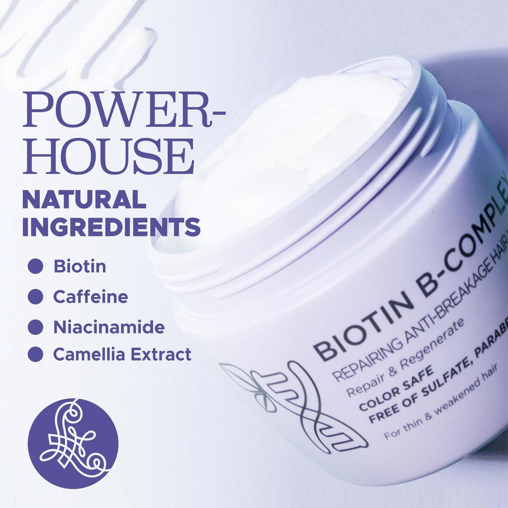 L Luseta Biotin B-Complex Hair Mask – Growth & Strength, 16.9 oz
