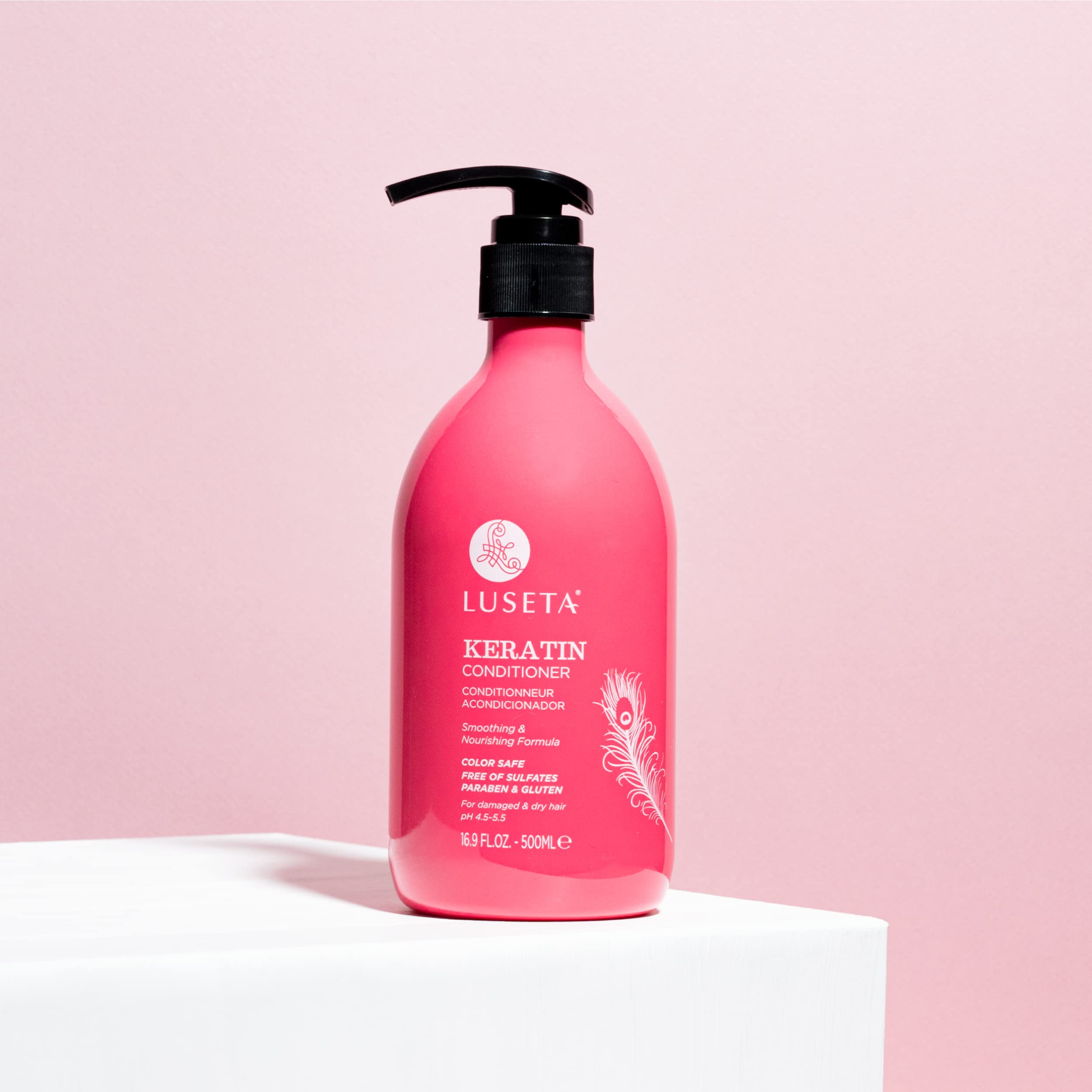 Luseta Keratin Conditioner Hydrating & Nourishing for Dry, Damaged Hair | 16.9 fl oz