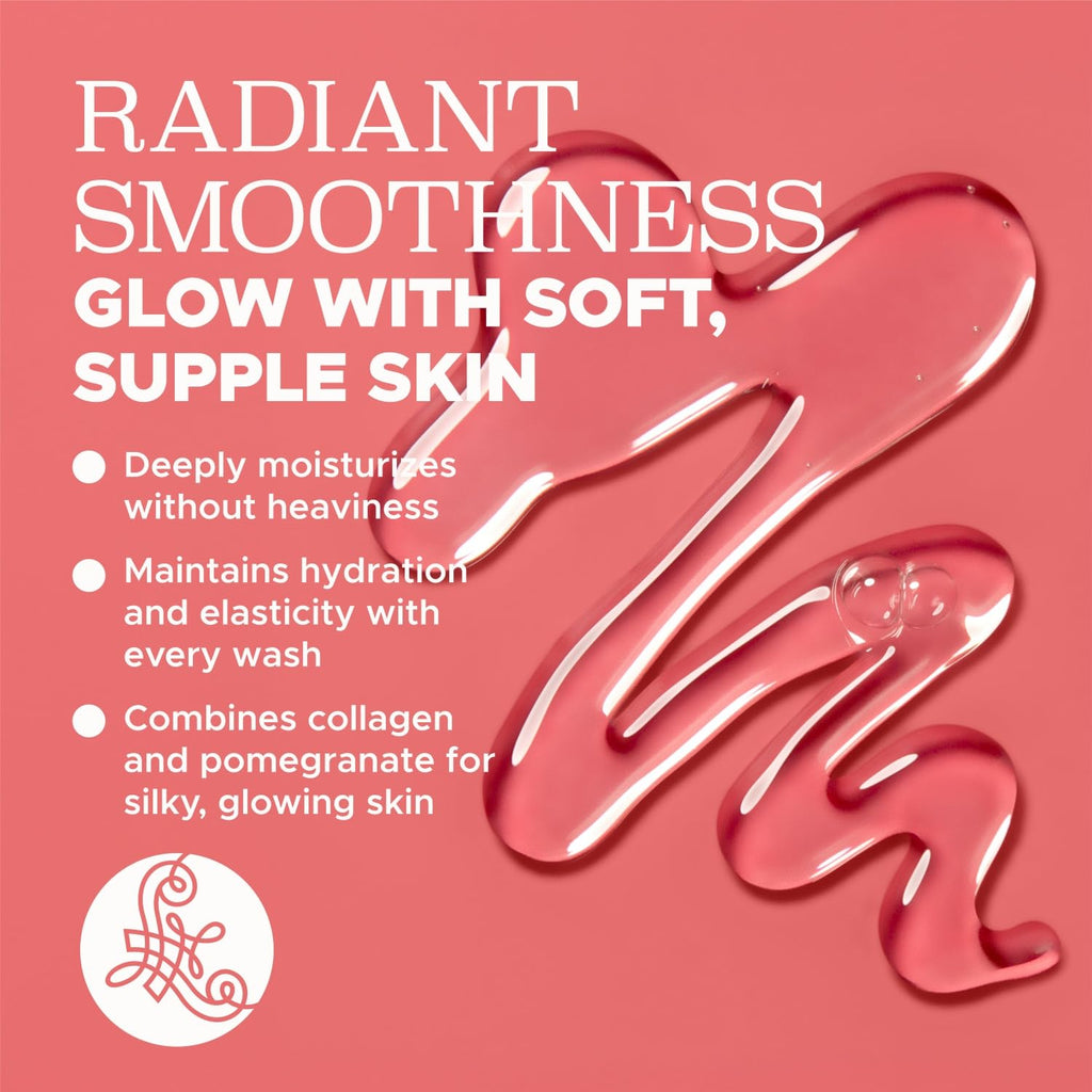 Luseta Pomegranate & Collagen Body Wash – Rejuvenating Shower Gel for All Skin Types