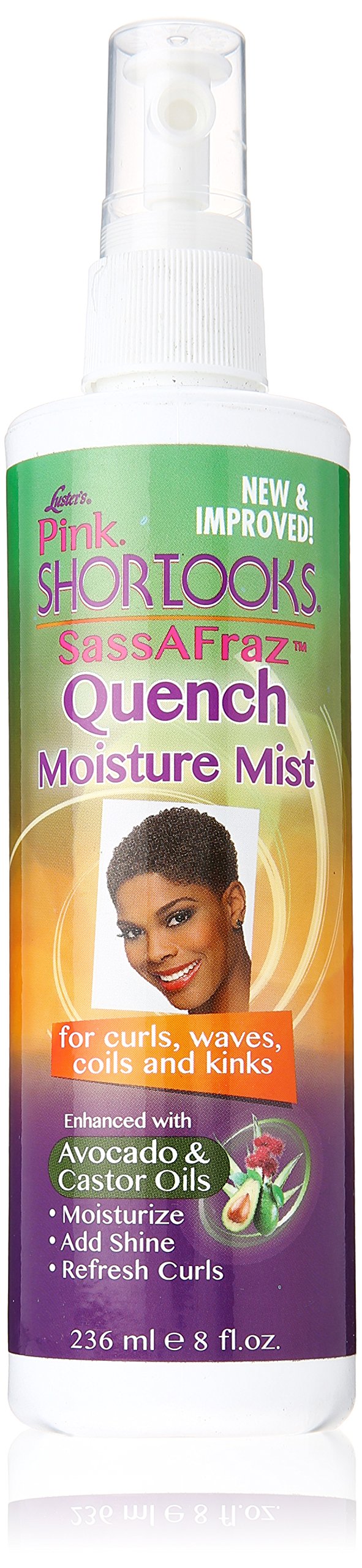 Luster's ShortLooks SassAFraz Quench Moisture Mist – Lightweight Curl Hydration
