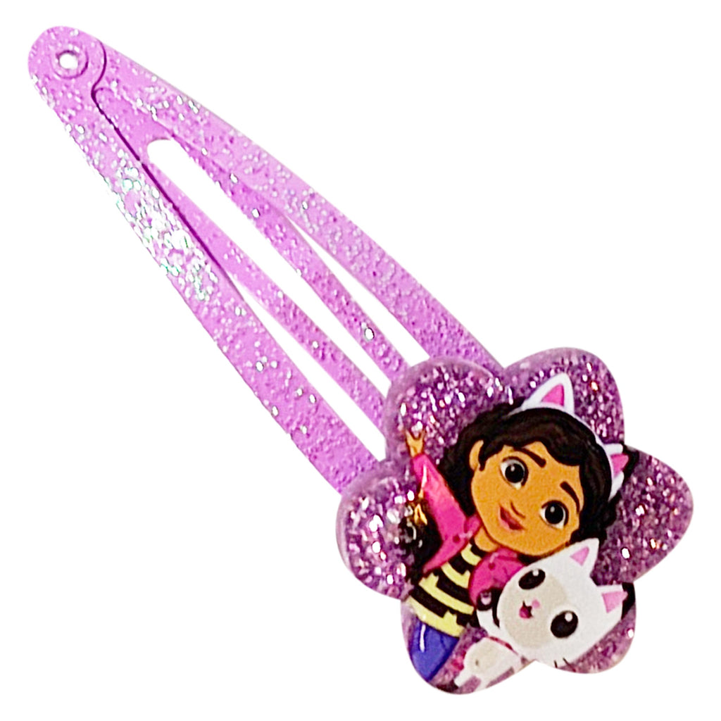 LUV HER Gabby's Dollhouse Kids Hair Clips – 8-Pack Multi-Color Snap Clips