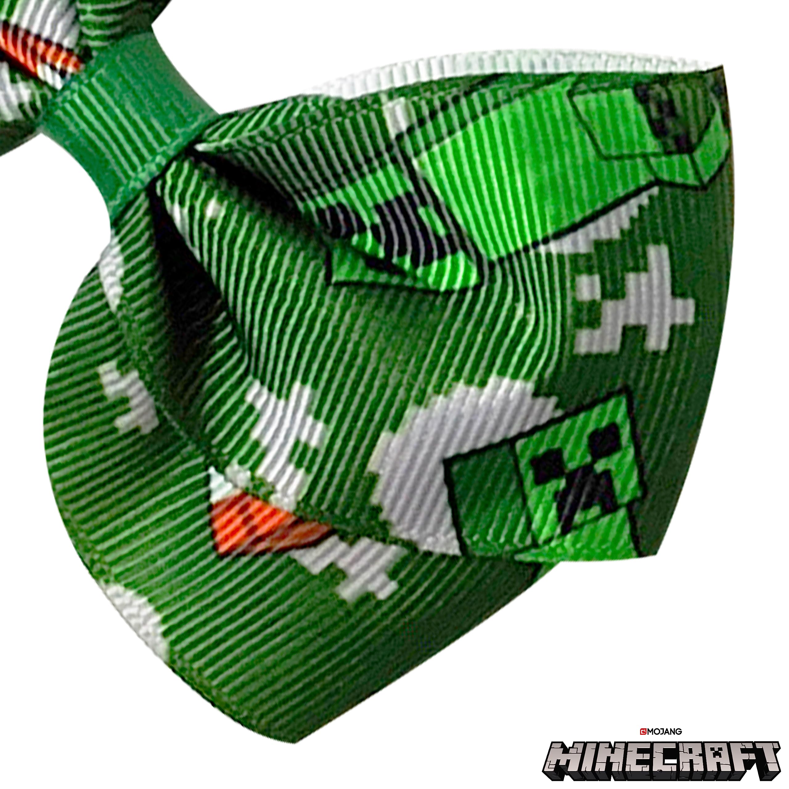 LUV HER Minecraft Kids Hair Bows - 7 Pcs, 4-Inch Bundle, Multicolor Clips