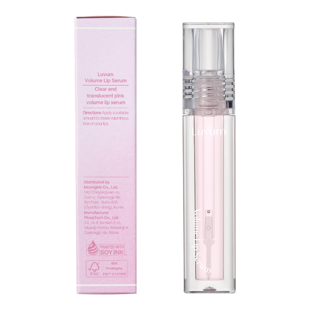 LUVUM Volume Lip Serum – Plumping Lip Gloss & Collagen Lip Balm 0.14 fl oz