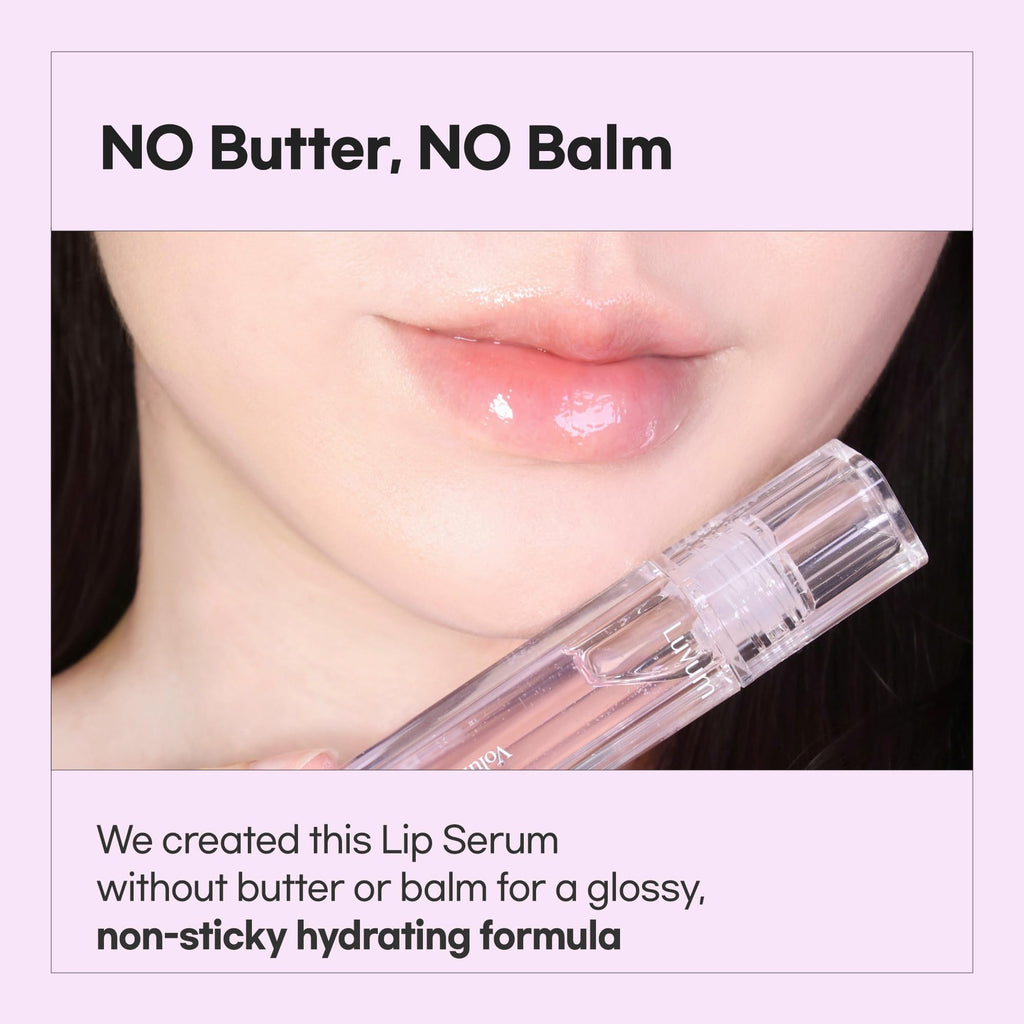 LUVUM Volume Lip Serum – Plumping Lip Gloss & Collagen Lip Balm 0.14 fl oz