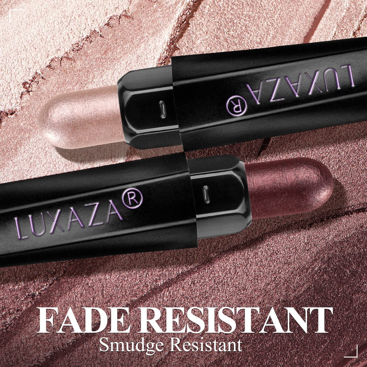 LUXAZA 6PCS Cream Eyeshadow Set – A05 Wine Red | Metallic & Matte Shimmer