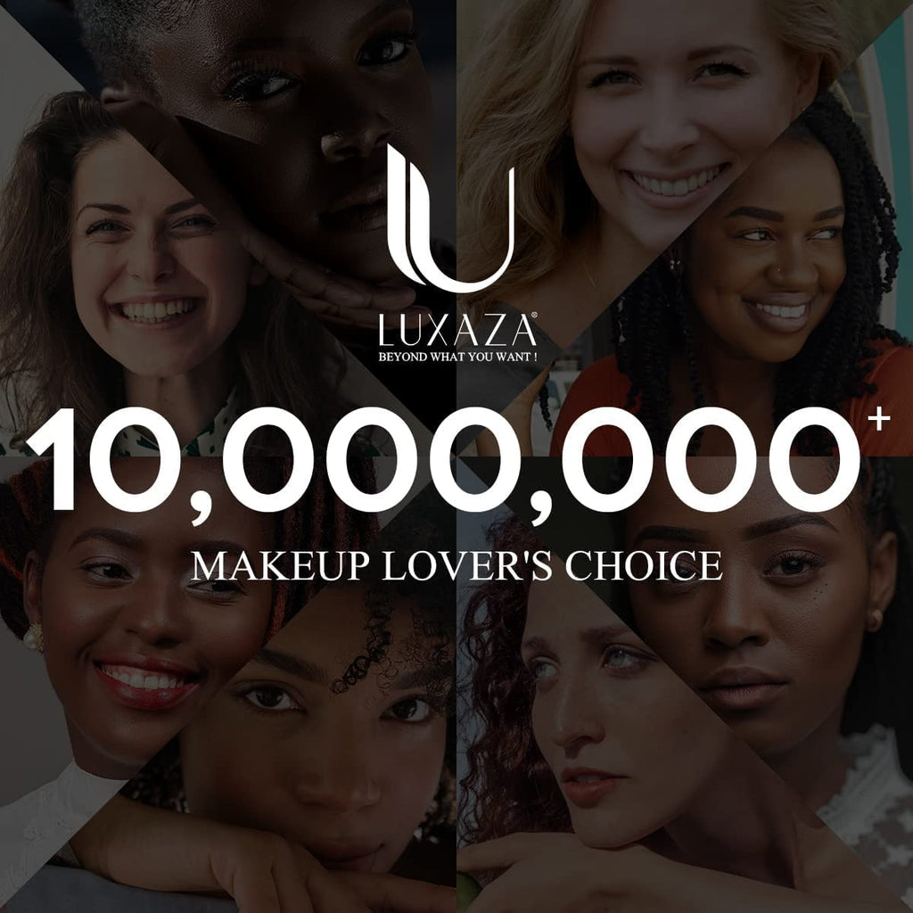 LUXAZA Champagne Pink Eyeshadow Stick Set – 6pc Long-Lasting Cream Shadow, Waterproof, Hexagonal Tube