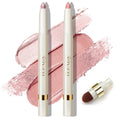 LUXAZA PRO 2PCS Eyeshadow Stick – Peach-Bud Cream Shimmer with Built-in Brush & Sharpener | S3M4