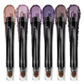 LUXAZA PRO Purple Eyeshadow Stick 6-Piece Set | Metallic Shimmer Cream Palette - BLUEBERRY