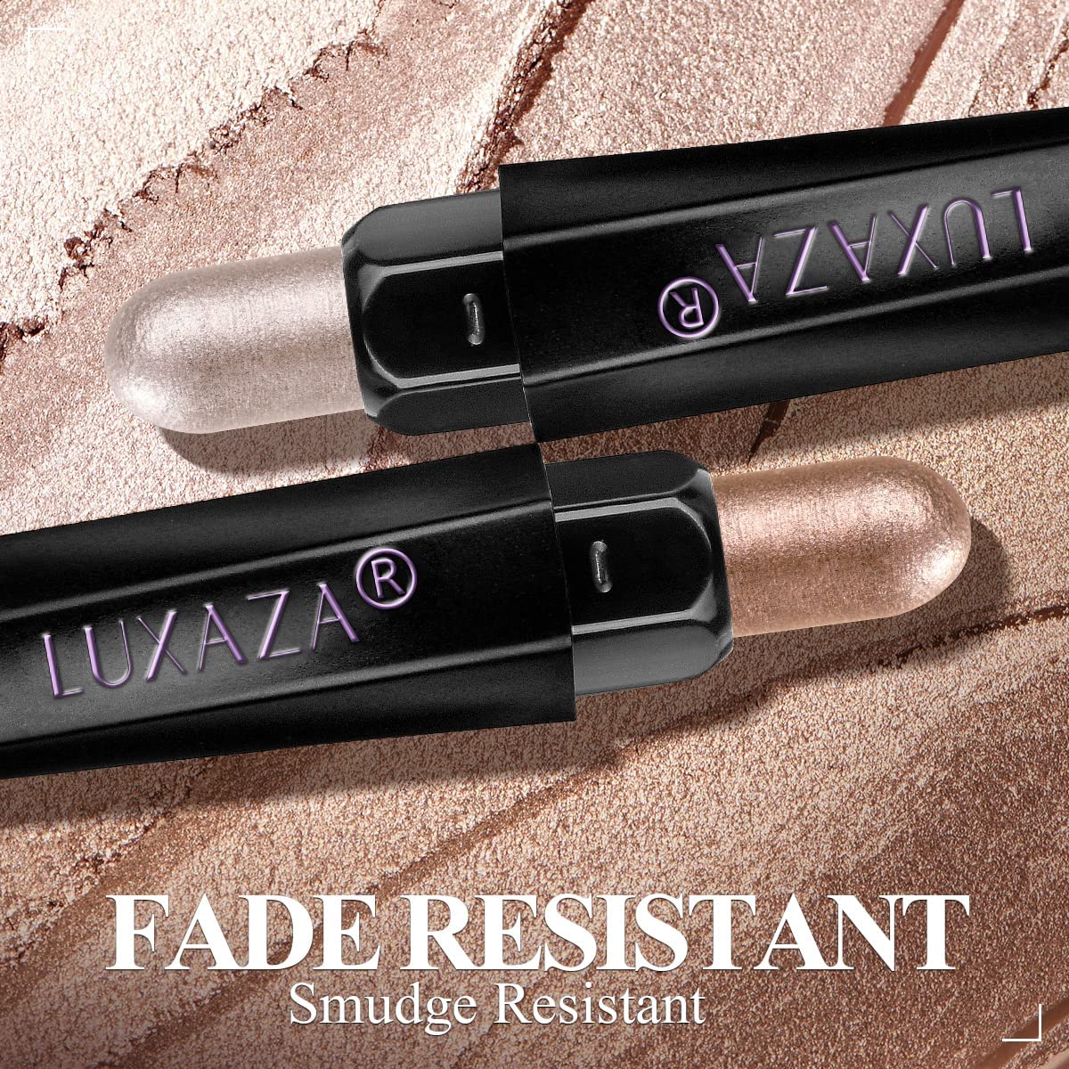 LUXAZA PRO Shimmer Eyeshadow Stick 6-Piece Set – Desert Wild