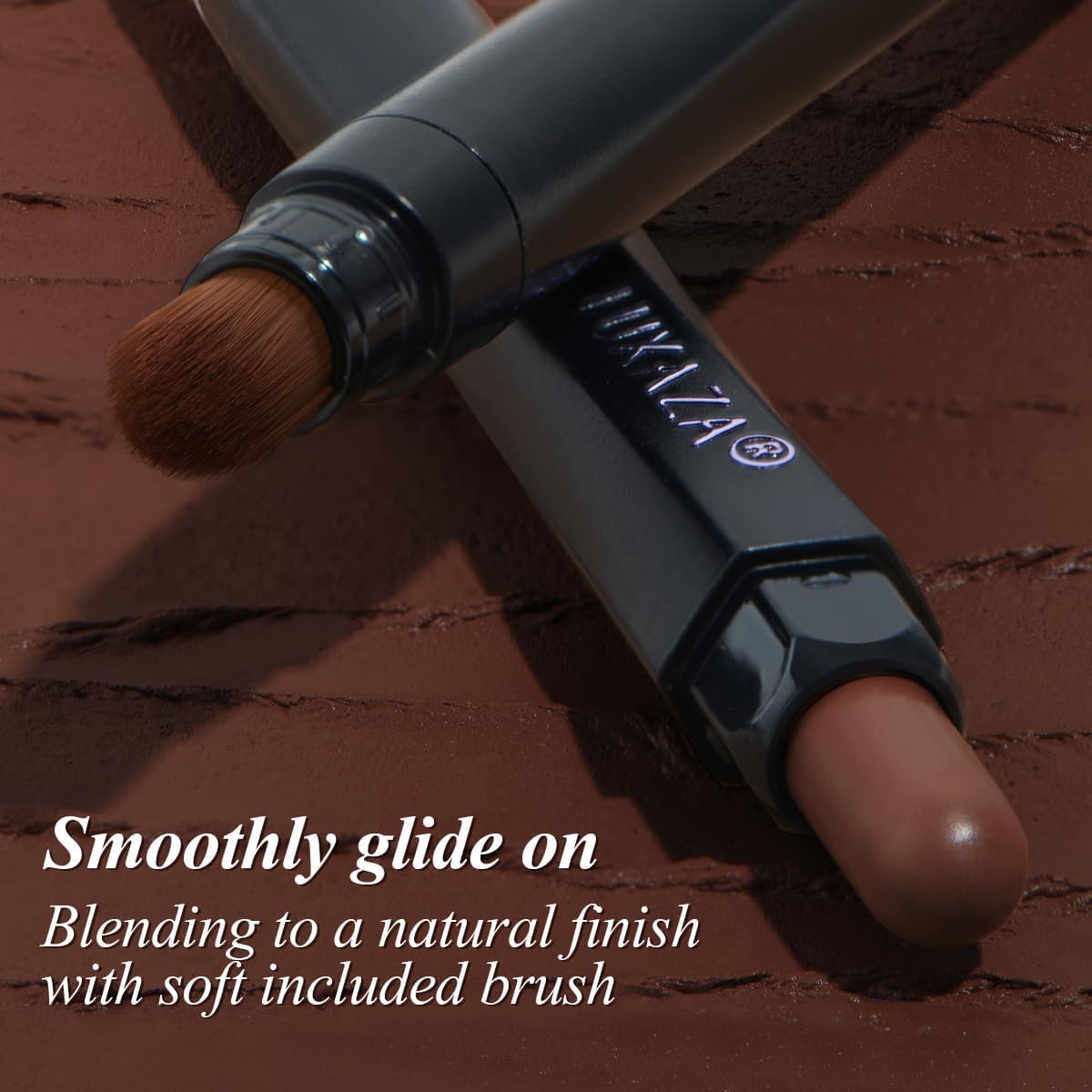 LUXAZA PRO Brown Eyeshadow Stick Set 3PCS – Cocoa Island Matte & Neutral Shimmer Palette