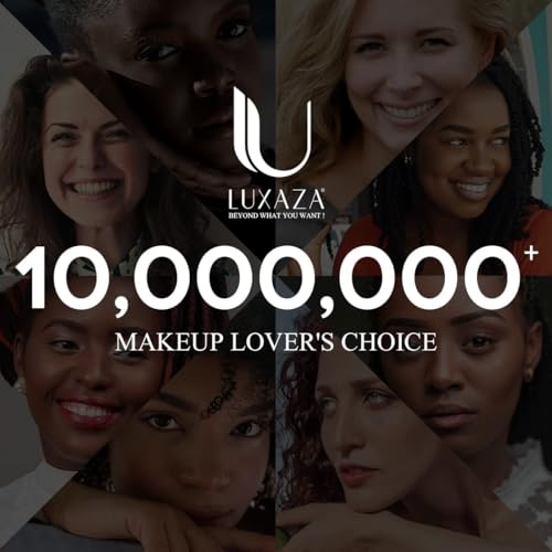 LUXAZA 6PCS Cream Eyeshadow Stick Set – Neutral Pink-Brown with Matte & Metallic Finishes (A06-Pink Neutral)