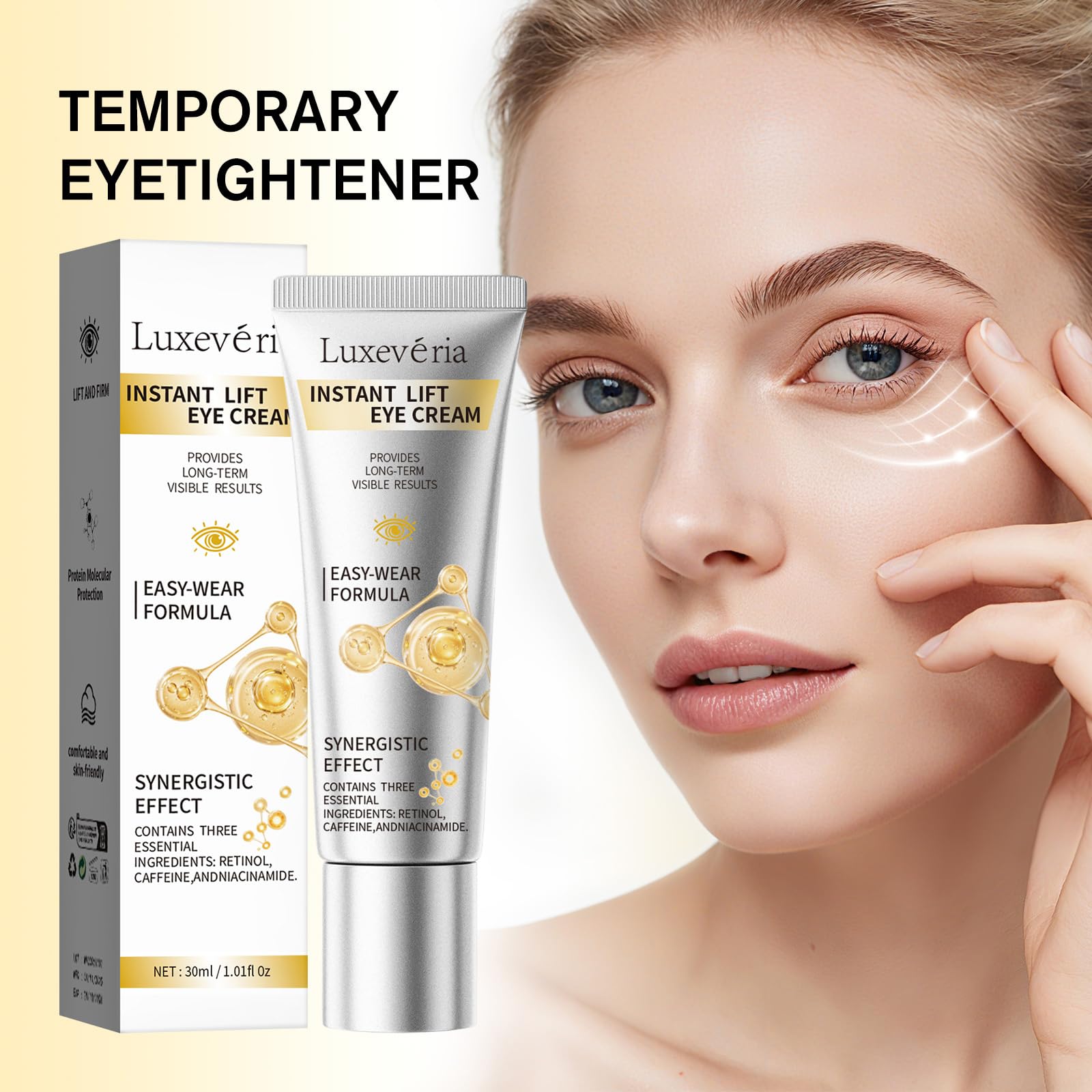 Luxeveria Eye Lifting Cream | Gentle Eye Tightening & Hydration
