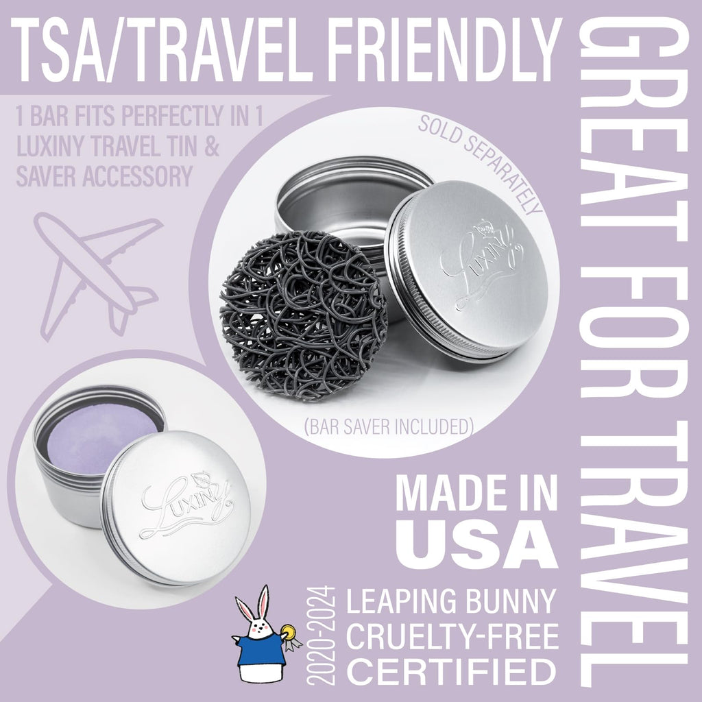 Luxiny Rosemary Lavender Natural Conditioner Bar – Sulfate-Free, Made in USA