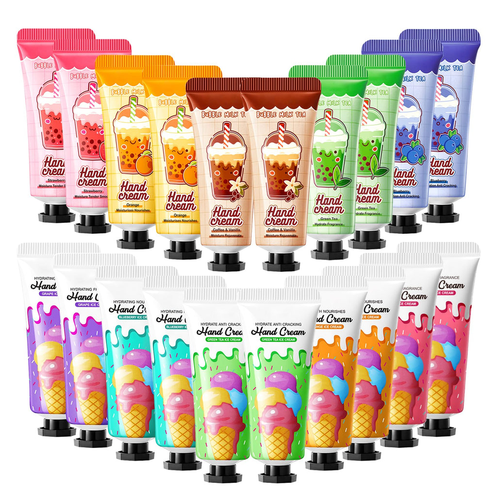 LXTTDABEN 20-Piece Hand Cream Gifts Set – Travel-Size Moisturizing Hand Lotions