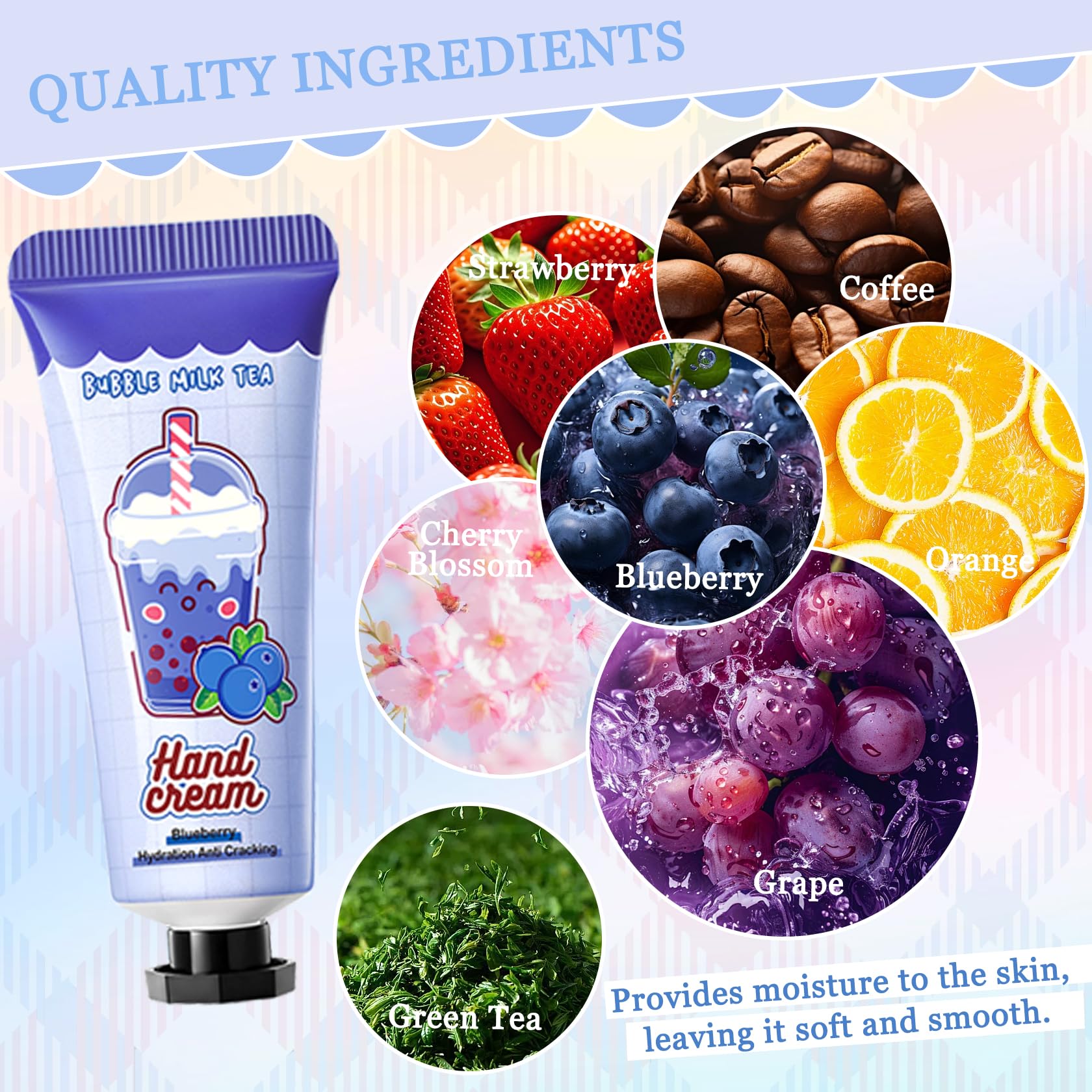 LXTTDABEN 20-Piece Hand Cream Gifts Set – Travel-Size Moisturizing Hand Lotions