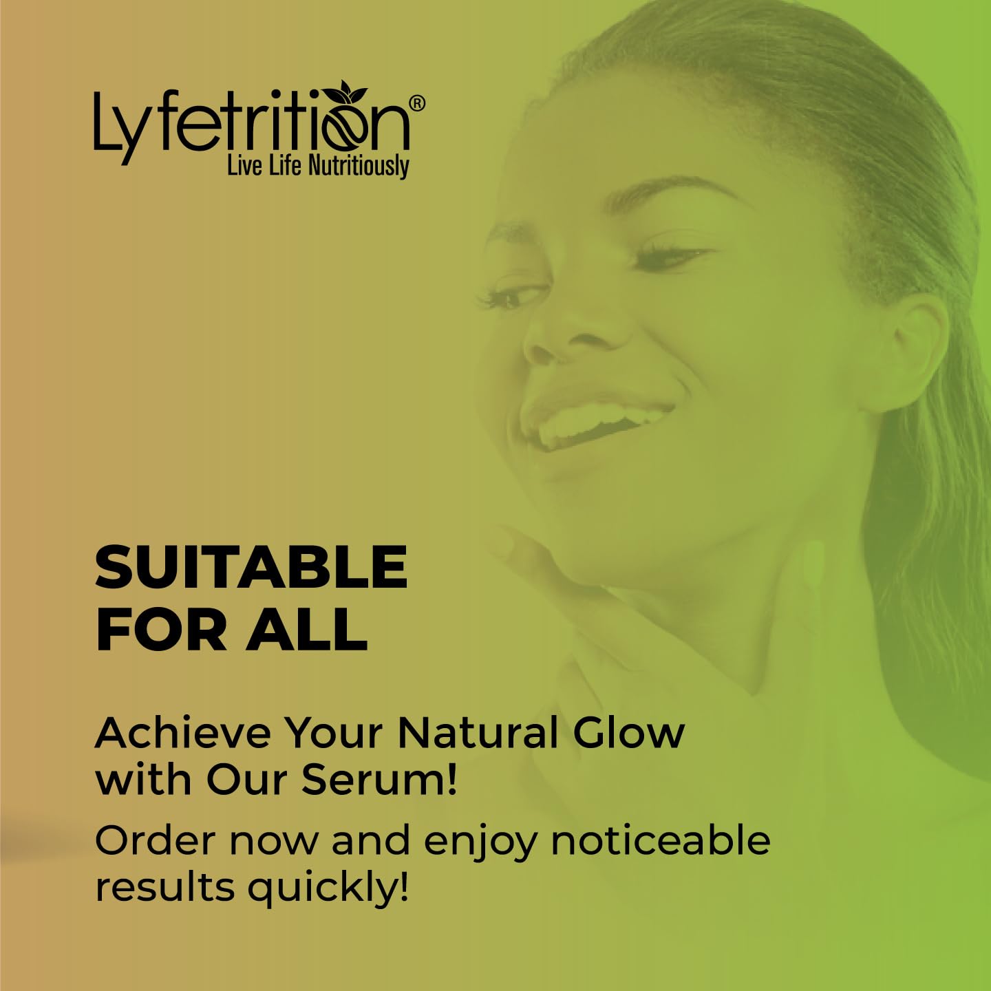 Lyfetrition Hyaluronic Acid Serum with Vitamin C & Aloe – 12 oz