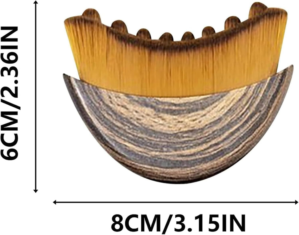 Lymphatic Contour Face Brush – Gentle Lymphatic Massage for De-Puffing & Enhanced Absorption