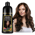 Lymznus Instant Dark Brown Hair Dye Shampoo — 3-in-1 Color, Cleanse & Condition (17.6 oz)