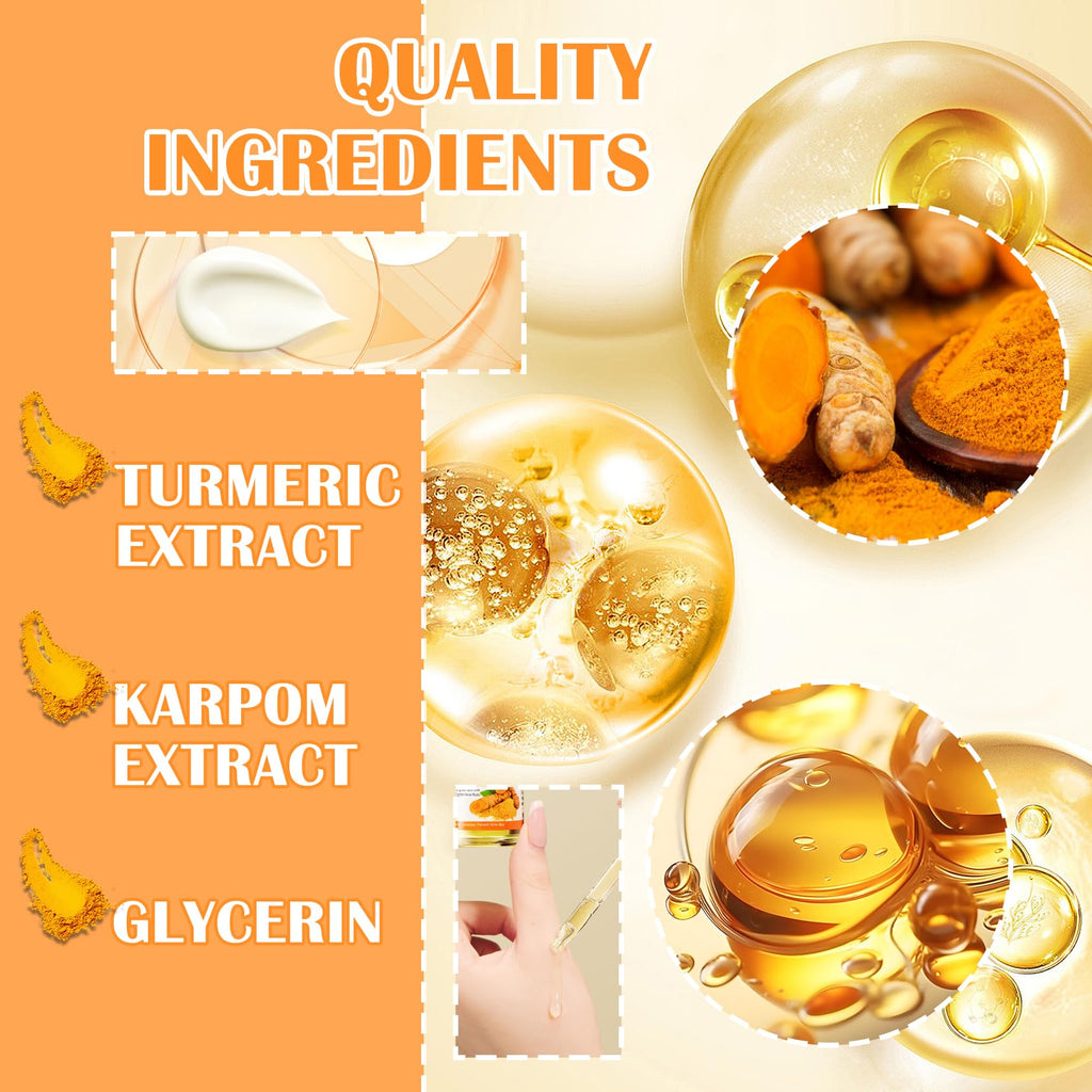 LZYLLS 11PCS Turmeric Skincare Set | Turmeric Face Wash, Eye Cream, Toner, Serum, Lip Balm & Honey Masks