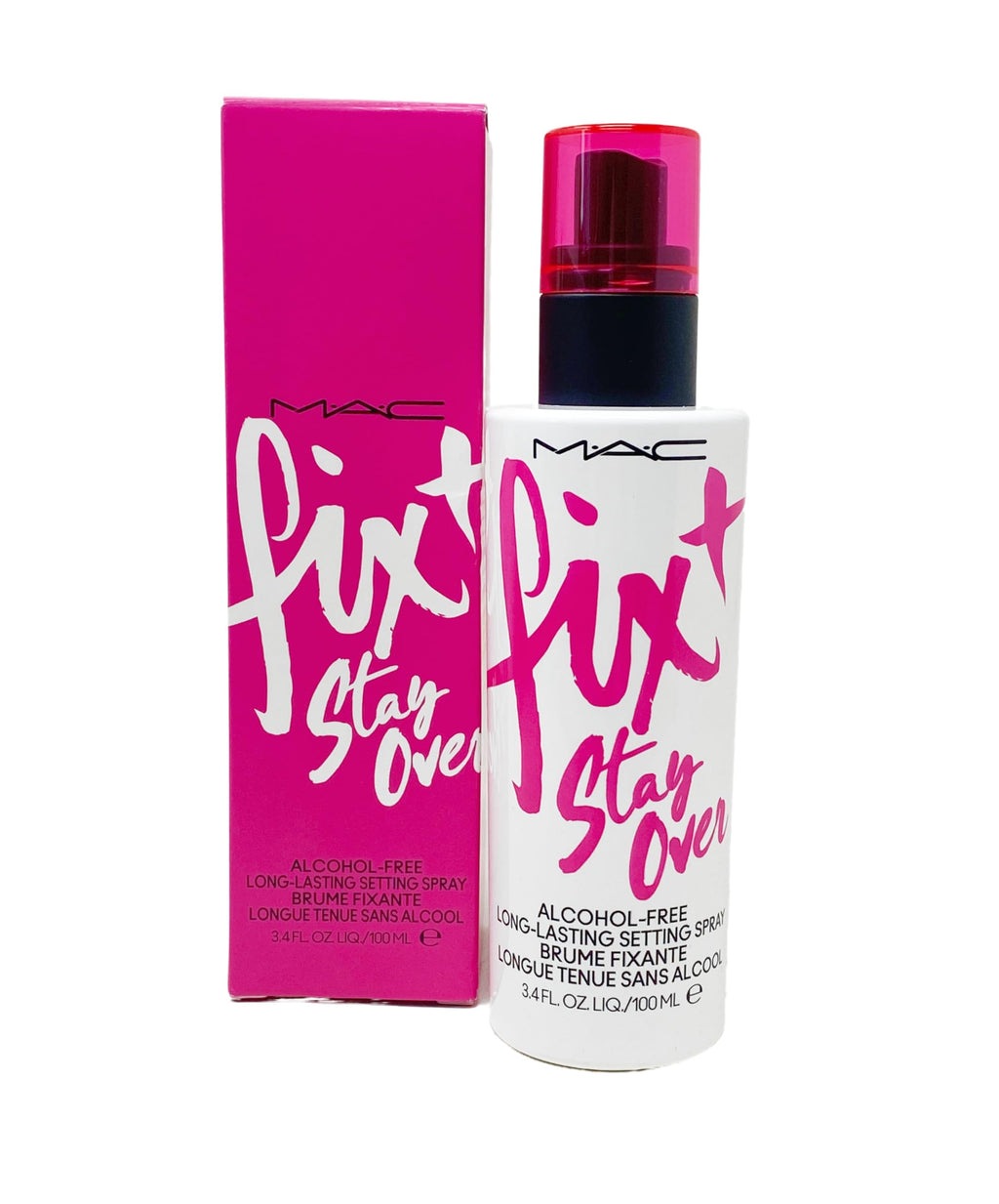 MAC Fix+ Stay Over Setting Spray – Alcohol-Free, Hydrating, 24HR Hold (3.4 oz)