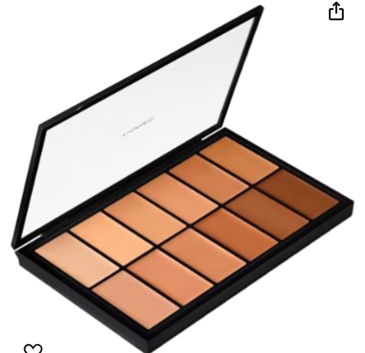 MAC Full Coverge Foundation x 12 Pro Palette — 1 oz / 30 g (12 Shades)