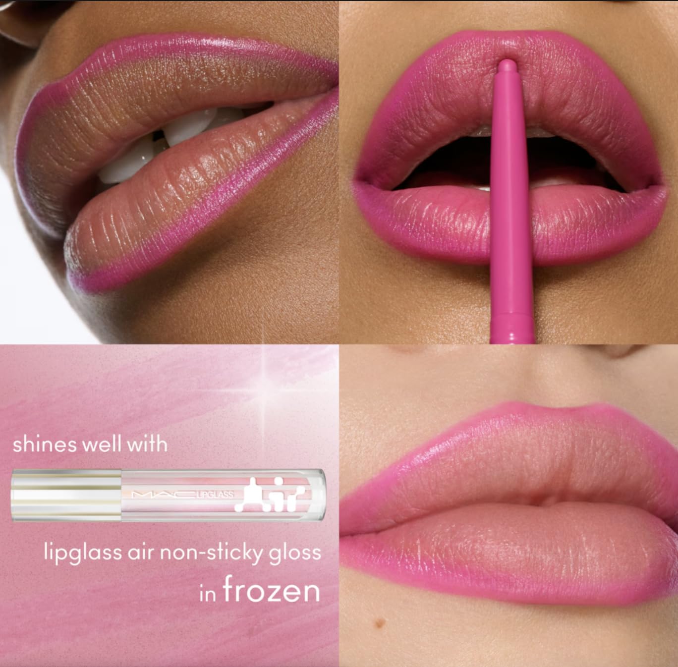 MAC Lipglazer Glossy Liner Candy Yum-Yum — Volumizing Lip Liner with Satin Shine