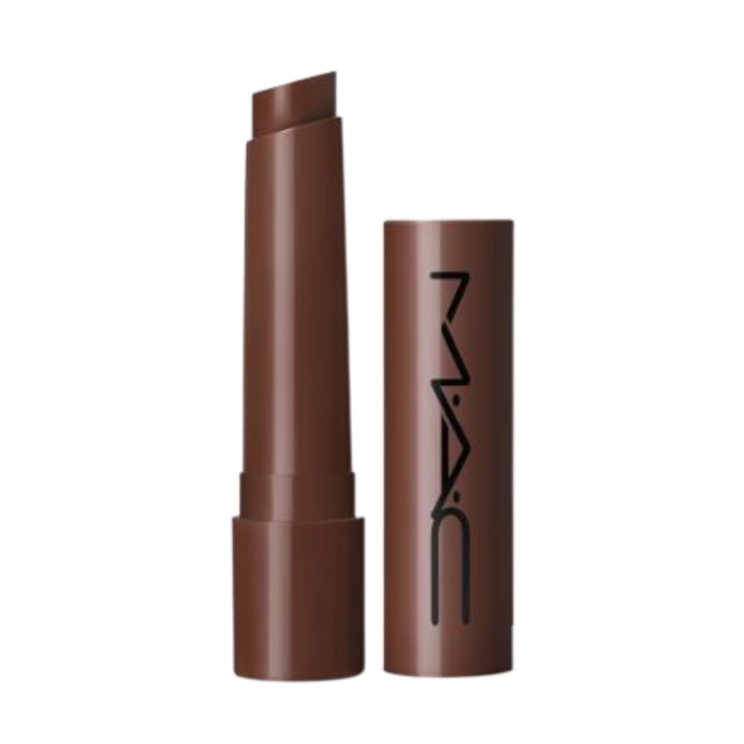 MAC Squirt Plumping Gloss Stick 16 Lower Cut (Brown) – 0.08 oz / 2.3 g | Glossy Lip Shine
