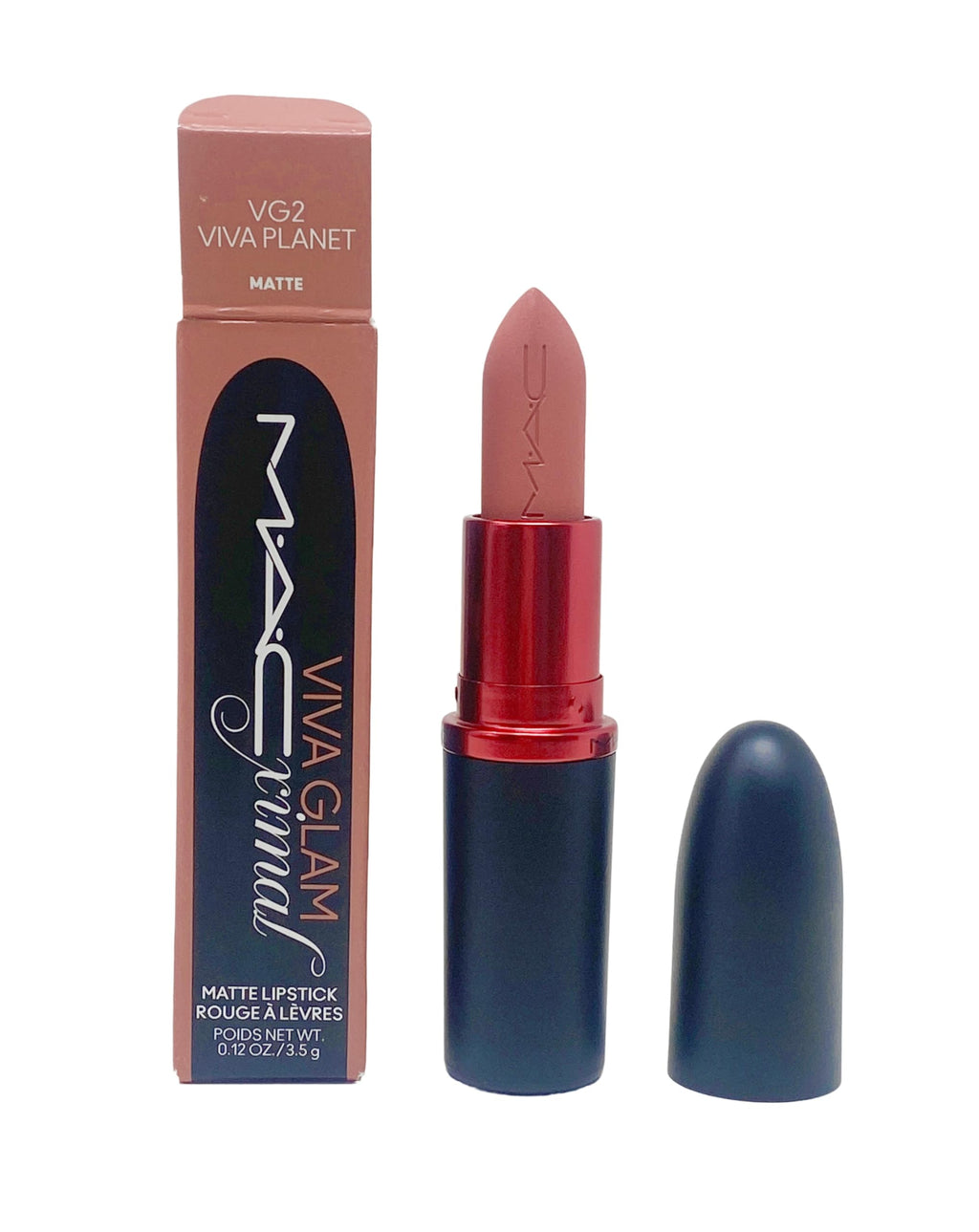 MAC Ximal Viva Glam Matte Lipstick VG2 Viva Planet – Long-Wear Matte Lip Color (0.12 oz)