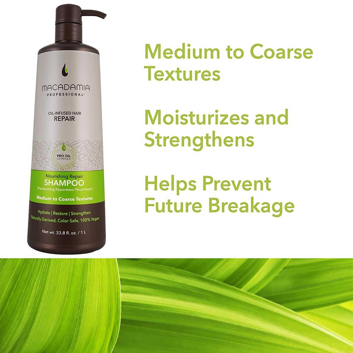 Macadamia Professional Nourishing Moisture Shampoo | Sulfate & Paraben Hair Shampoo, 33.8 Fl Oz