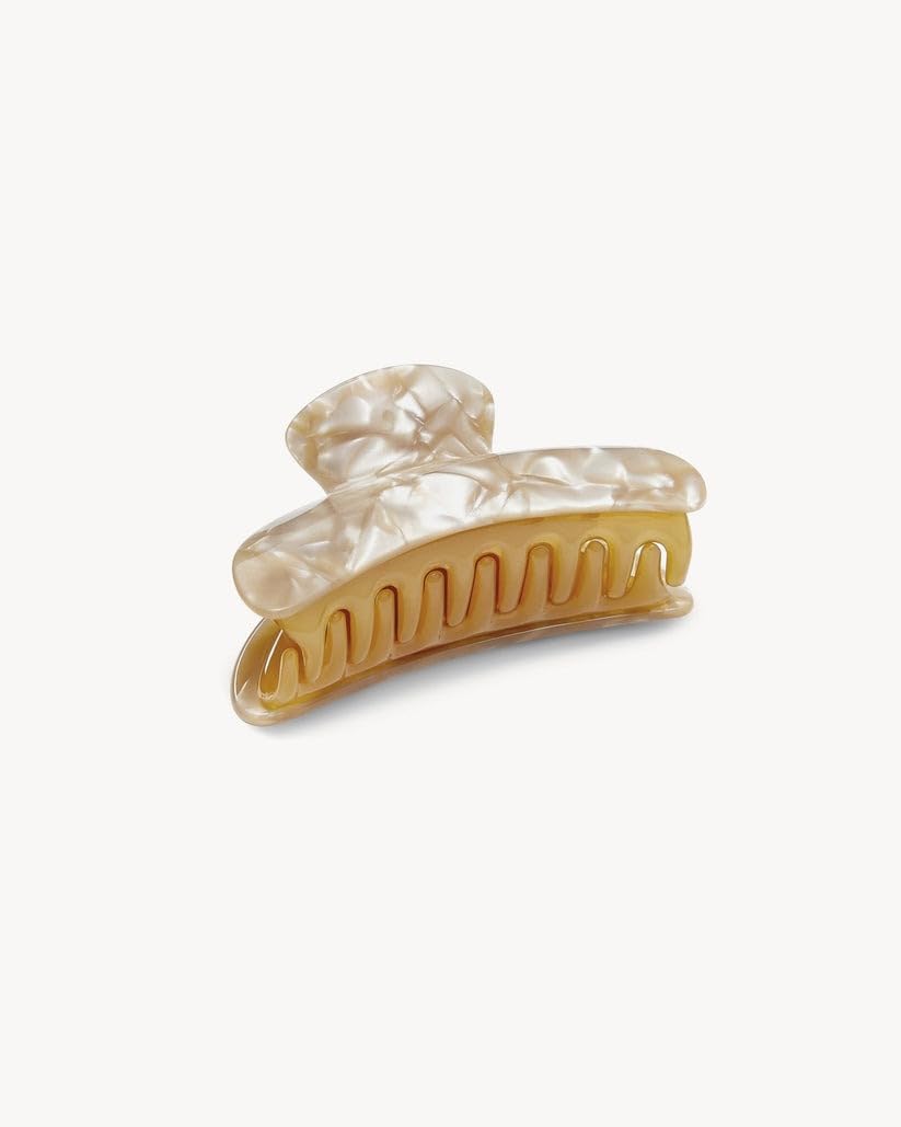 MACHETE Grande Heirloom Hair Claw Clip – Sand Shell, 3.75 inch