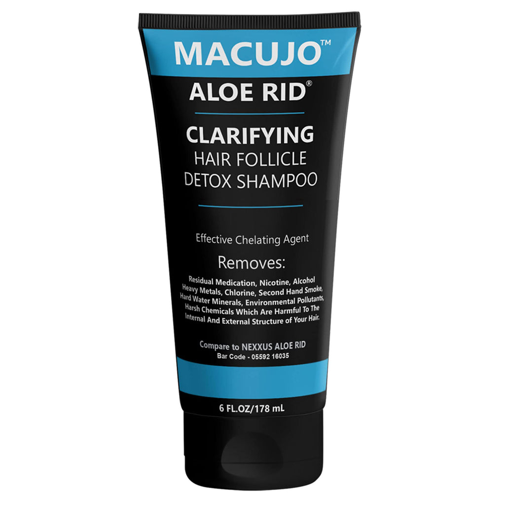 Macujo Aloe Rid Detox Shampoo + Zydot UltraClean Method - Deep Clean Hair, Remove Residuals & Pollutants