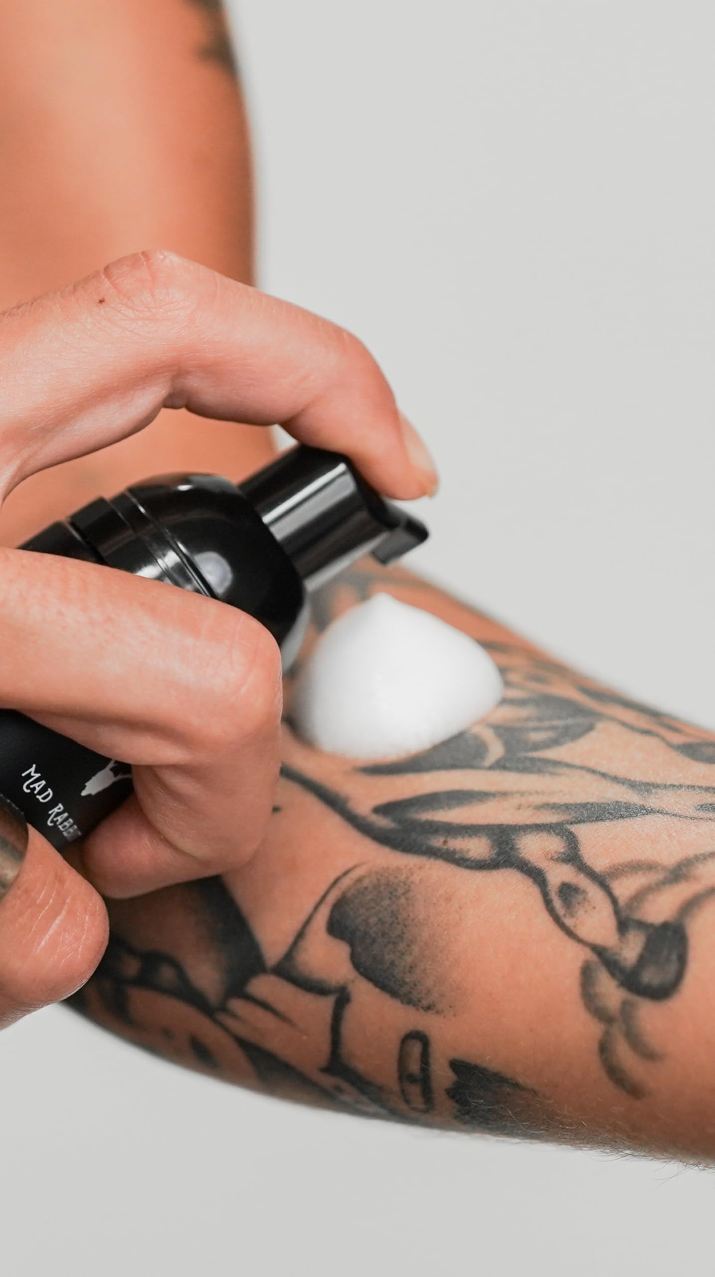 Mad Rabbit Tattoo Aftercare Soap - Fragrance Free, Unscented Tattoo Wash (2oz) | Vegan, Clean Ingredients