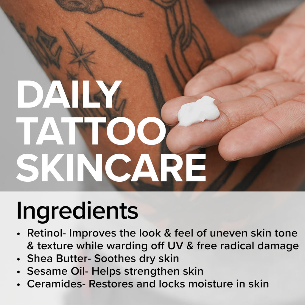 Mad Rabbit Replenish Tattoo Body Lotion – Fragrance-Free, Non-Greasy, Silicone-Free (9.5 oz)