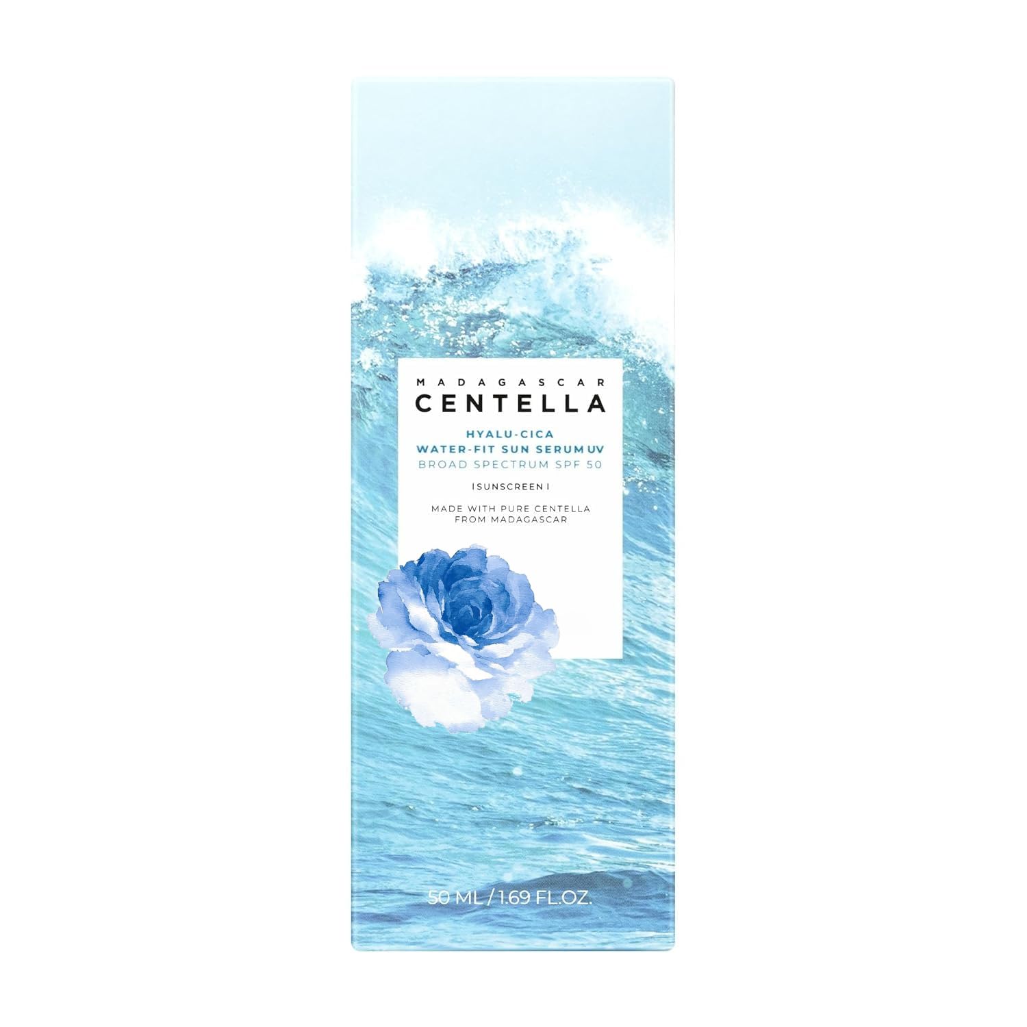 Madagascar Centella Hyalu-Cica Water-Fit Sun Serum UV 50ml OTC | Hydrating Skin Shield