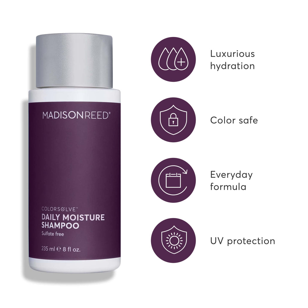 Madison Reed ColorSolve Daily Moisture Shampoo – Hydration & Color Protection (8 fl oz)