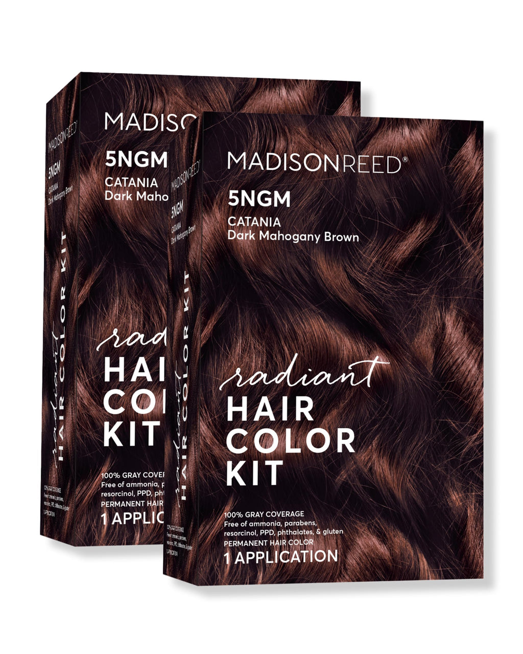 Madison Reed Radiant Color Kit 5NGM Dark Cinnamon Brown with Gold Mahogany Tones – 2 Pack