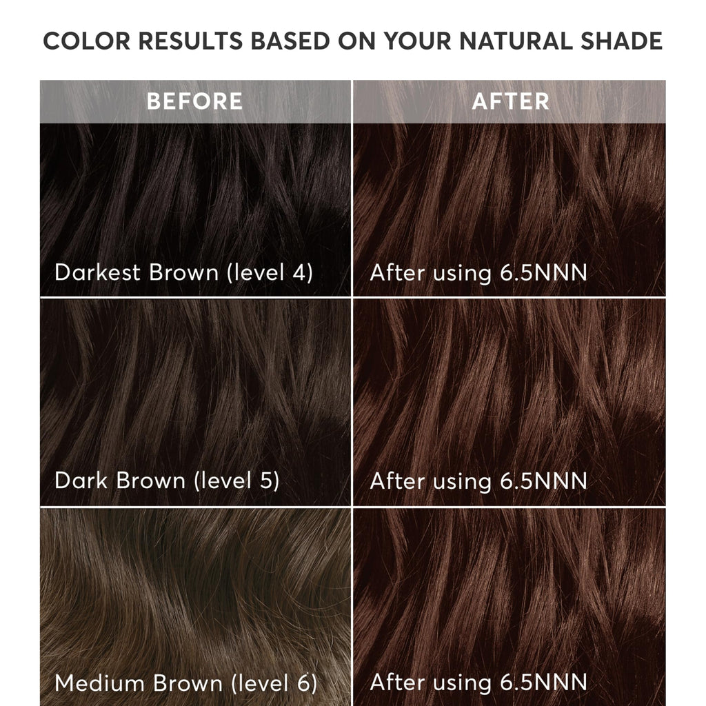 Madison Reed Radiant Hair Color Kit – 6.5NNN Medium Brown with Warm Golden Undertones (Novara)