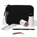 MADLUVV Brow Stamp Kit with 9 Stencils – Natural-Looking Brows (Auburn)