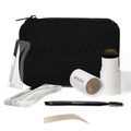 MADLUVV Brow Stamp Kit with 9 Stencils – Easy, Natural-Looking Brows (Blonde)