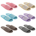 Maeline Bulk 18 Pairs Disposable Slippers – Open-Toe Linen Slippers for Guests, Hotels & Home