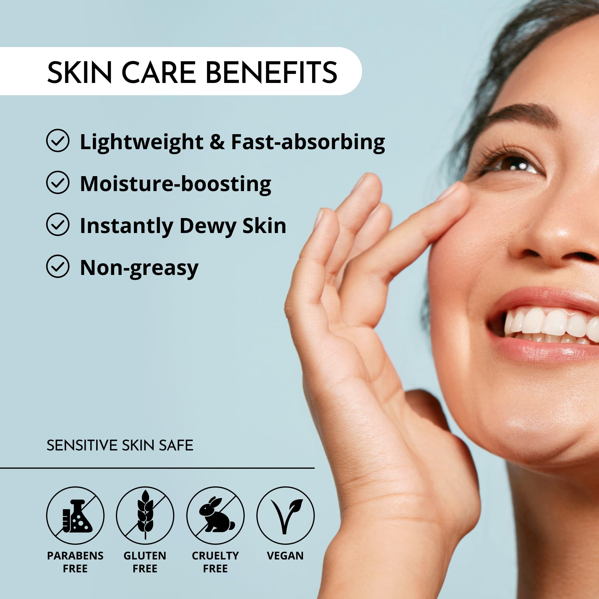 MAELOVE Hydrator Hyaluronic Acid B5 Serum with Resveratrol — Dewy Glow, Lightweight