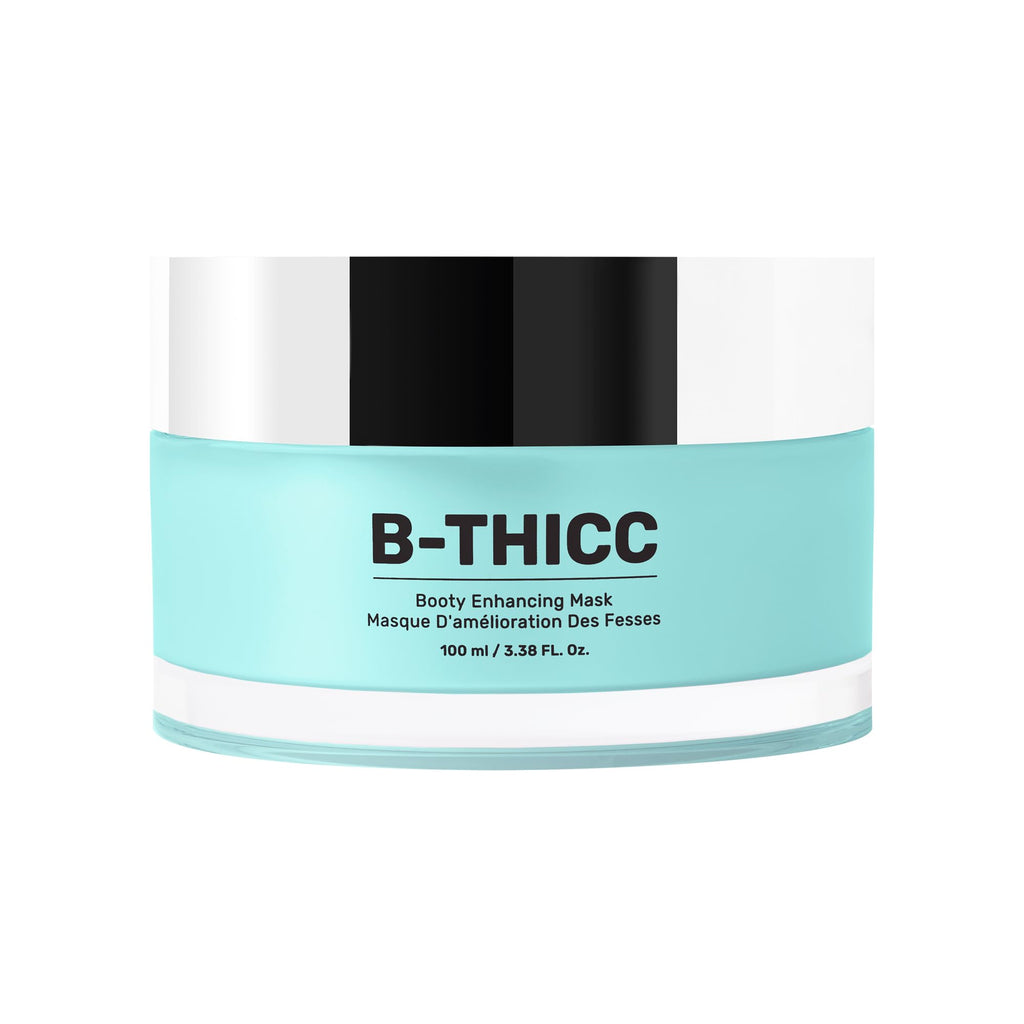 MAËLYS B-THICC Booty Enhancing Mask – Plumping & Firming Body Cream with Hyaluronic Acid & Grape Seed Oil (3.38 fl oz)